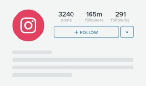 Followers on Instagram