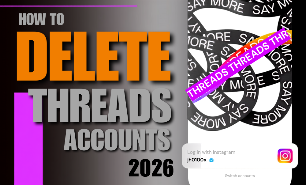 How to Delete Threads Account 2026